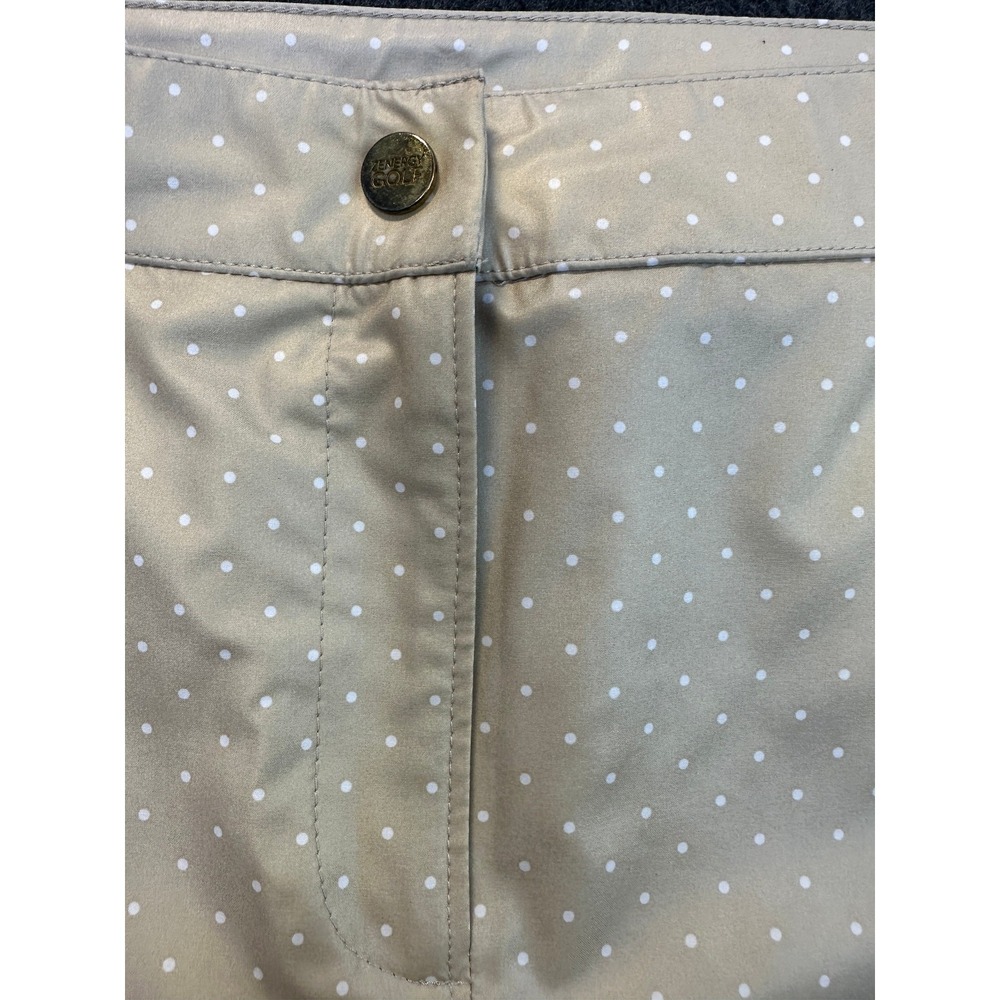 Chico's Zenergy Golf Women's Polka Dot Tennis Skort Size 2 Large 12 Pickleball - Picture 6 of 15